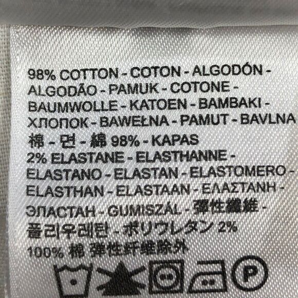 Levi's Cream Mid-Rise Twill Stretch Women's Shorts Size 30 - Picture 8 of 9